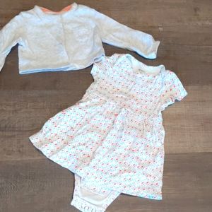 Dress and sweater set